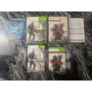 Crysis‎ 2 & Crysis 3 Xbox 360 Lot Of 2